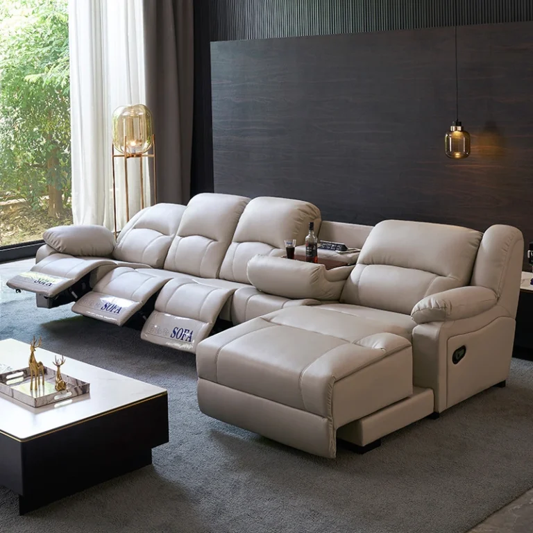 Stylish reclining sofa